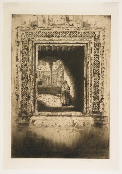 The Abbazia, Venice, 1900 by David Young Cameron